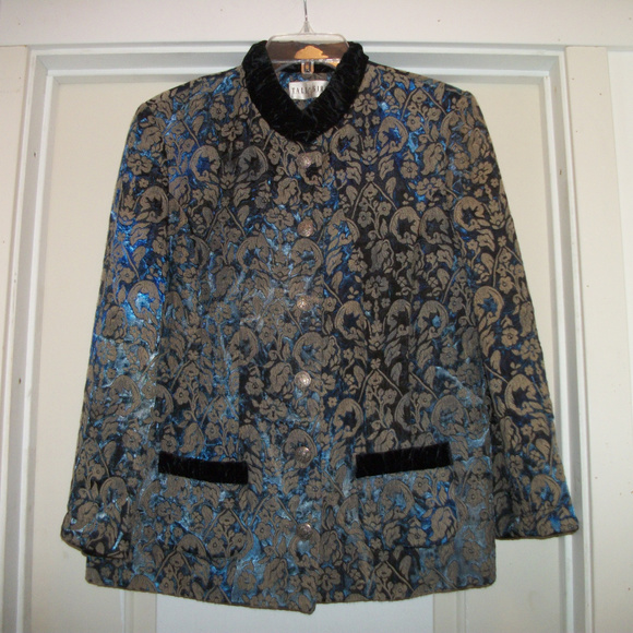 RICH GIRL COSPLAY TALL GIRL LOVELY PRE FADE RETRO TAPESTRY JACKET 12 - Picture 1 of 7